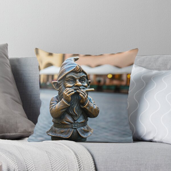 Item preview, Gnome With Flute Art Print – Flute Player Gift, Poland Travel Decor designed and sold by Purrfecta.