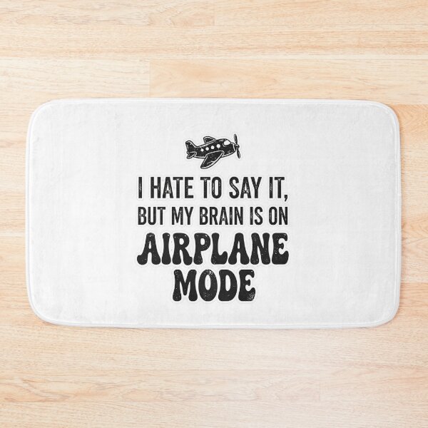 Item preview, Airplane Mode Funny Introvert T-Shirt designed and sold by Tininai.
