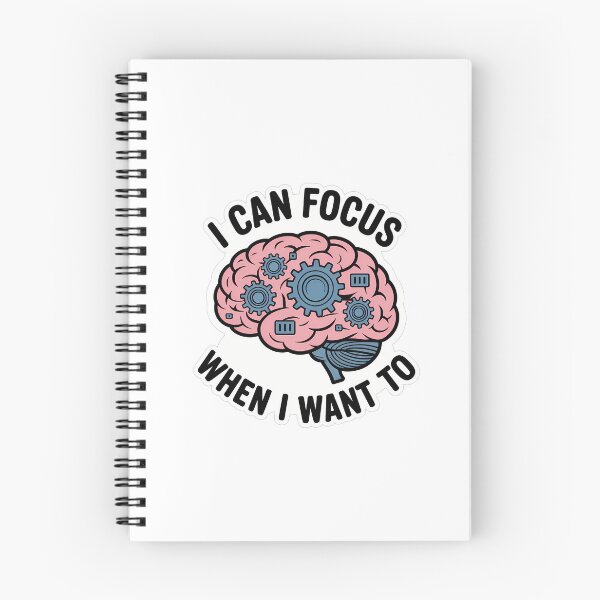 Item preview, Focus When I Want To Brain Gear Art designed and sold by NiftyWrx.