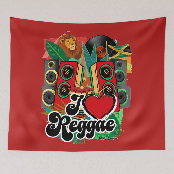 Item preview, I heart Reggae designed and sold by artbyomega.