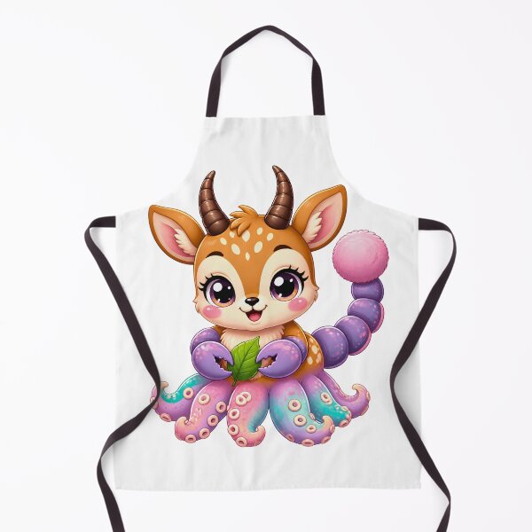 Item preview, Cute Antelope Scorpion Octopus Hybrid - Kawaii Monster designed and sold by Mementoo.