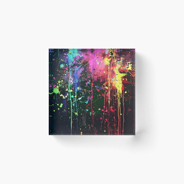 Item preview, Contemporary Modern Paint Splatter And Splashes Colorful Abstract  designed and sold by DEC02.