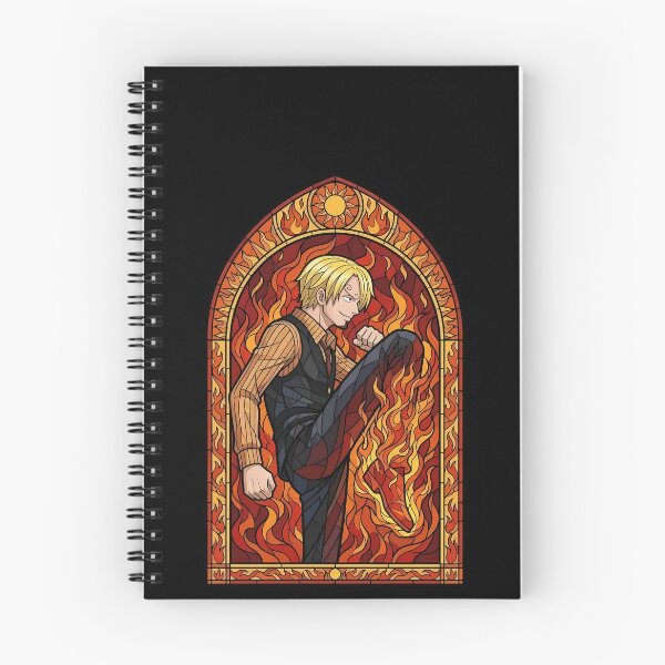 Item preview, Sanji Vinsmoke Flame Kick Stained Glass designed and sold by mildaclairmo.