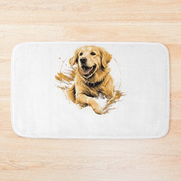 Item preview, Golden Retriever Portrait Grunge Paint Splatter Dog Art designed and sold by DYAFLK.