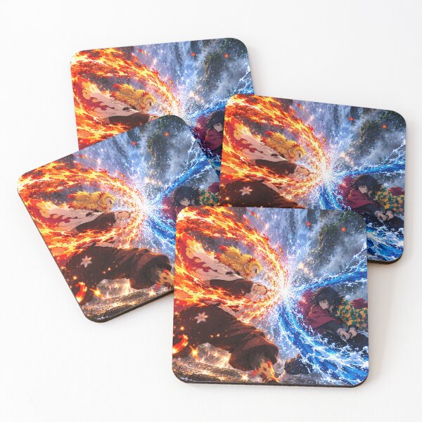 Item preview, Giyu Vs Rengoku designed and sold by jinwooo.