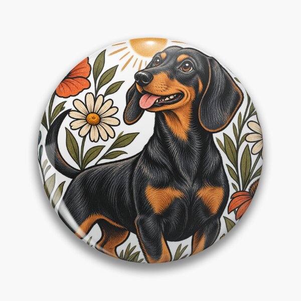 Item preview,  Happy Dog Floral Gift for Pet Parents designed and sold by saly55887.