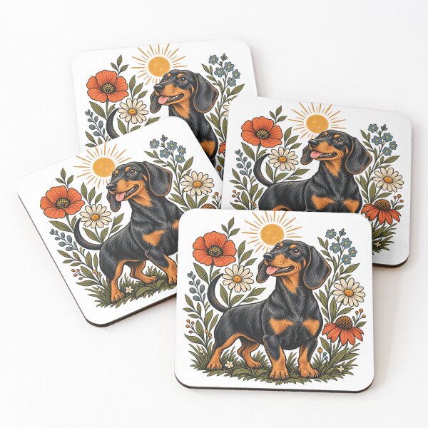 Item preview,  Happy Dog Floral Gift for Pet Parents designed and sold by saly55887.