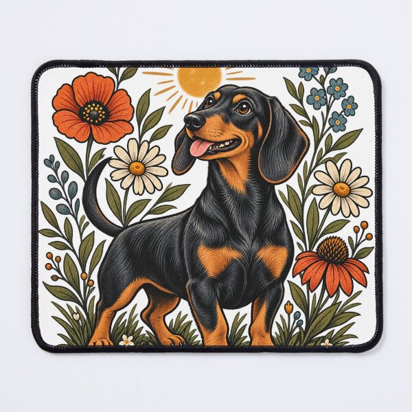 Item preview,  Happy Dog Floral Gift for Pet Parents designed and sold by saly55887.