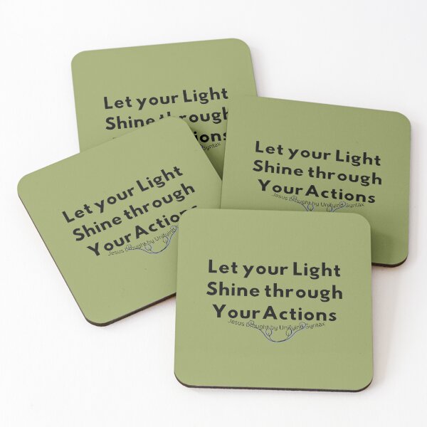 Item preview, Let Your Light Shine Through Your Actions - Inspiring Minimalism Products designed and sold by UnifyingSyntax.