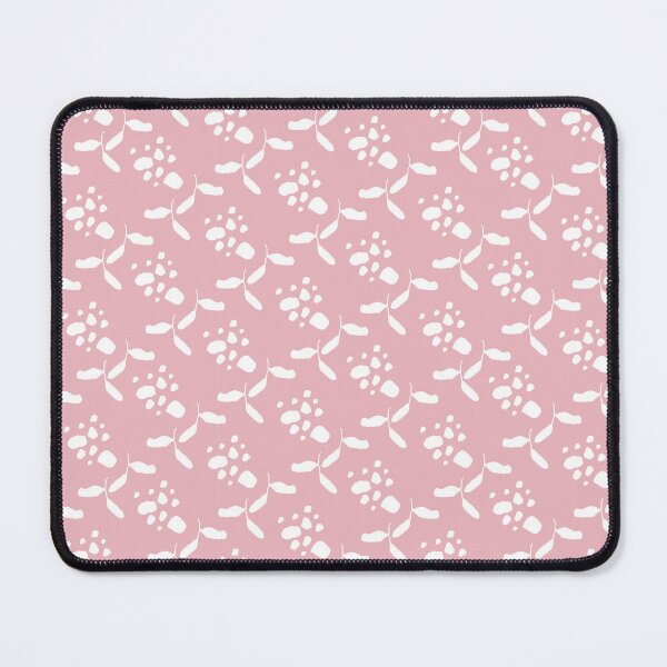 Item preview, YveY Little White Leaves & Buds on Pink designed and sold by YveY.