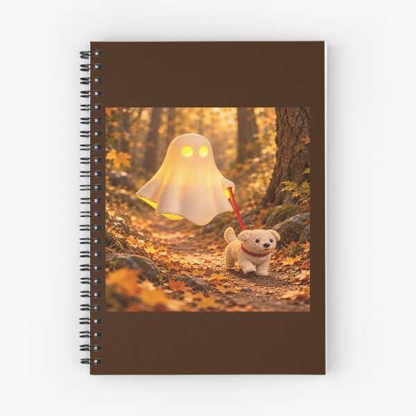 Item preview, Spooky Dog Mom Ghost & Puppy Walk designed and sold by POD DYNASTY | Original Print On Demand T-Shirt Graphics.