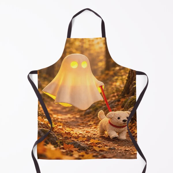 Item preview, Spooky Dog Mom Ghost & Puppy Walk designed and sold by POD DYNASTY | Original Print On Demand T-Shirt Graphics.