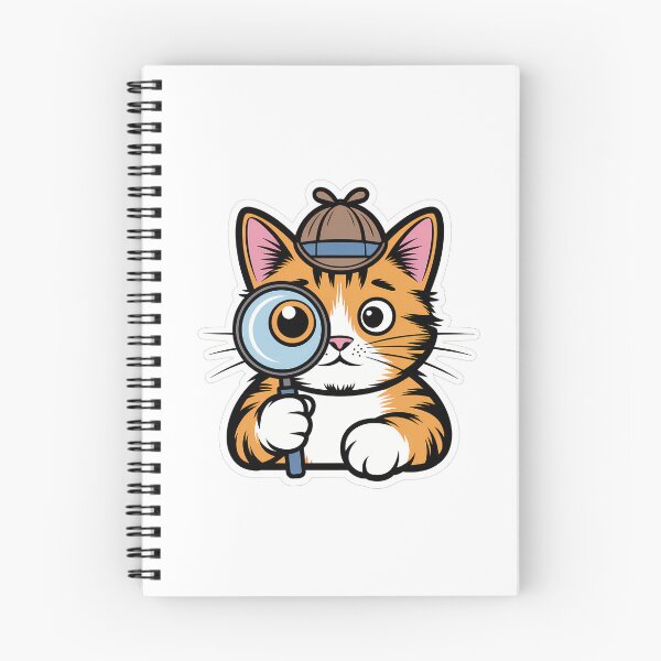 Item preview, Cute Cat Detective designed and sold by NiftyWrx.