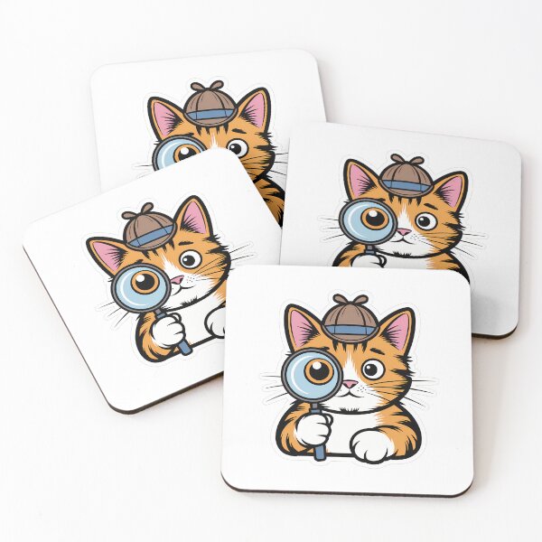 Item preview, Cute Cat Detective designed and sold by NiftyWrx.