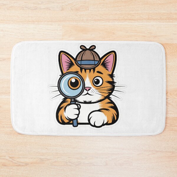 Item preview, Cute Cat Detective designed and sold by NiftyWrx.