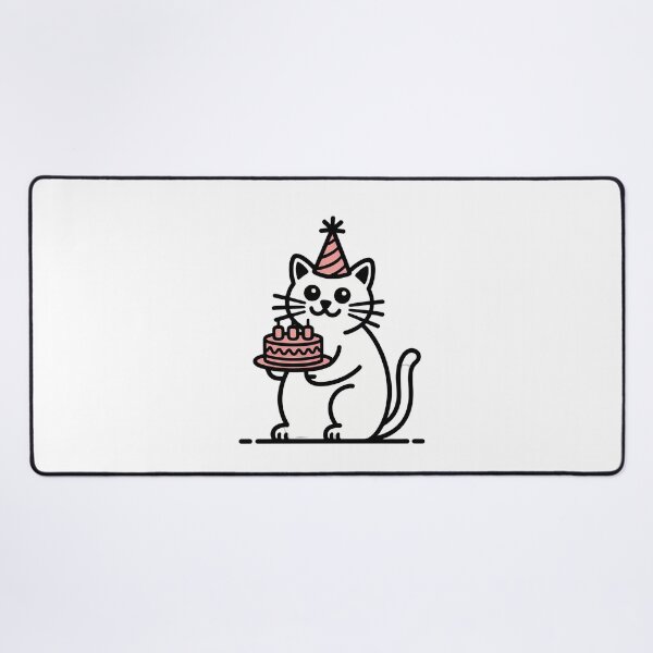 Item preview, Cute Cat Party Time designed and sold by NiftyWrx.