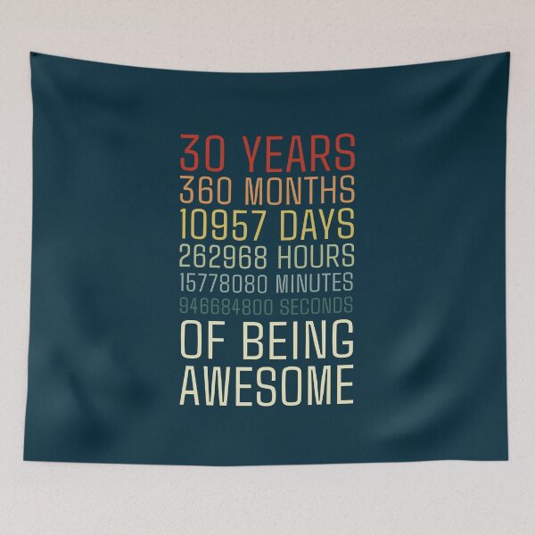 Item preview, 30 Years of Being Awesome Funny Quote designed and sold by NosandEdgy.