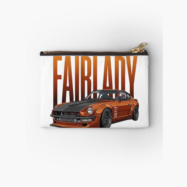 Item preview, Orange Nissan Fairlady Z 240Z S30 Widebody JDM Classic Vector Art designed and sold by Motorline44.