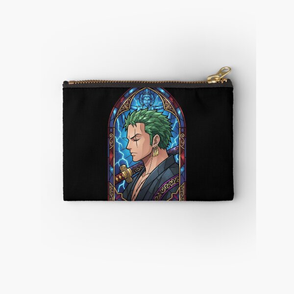 Item preview, Roronoa Zoro Blue Shrine Stained Glass designed and sold by mildaclairmo.