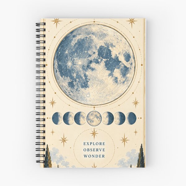 Item preview, Vintage Lunar Atlas Poster – Moon Phases Astronomy Wall Art designed and sold by Watchyyy.