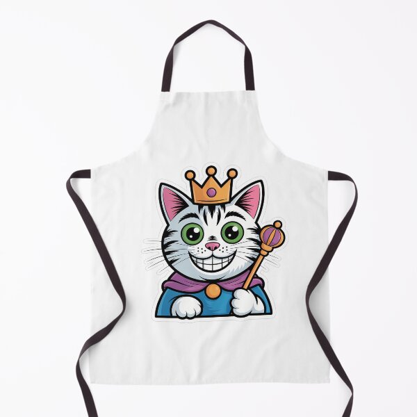 Item preview, Crown-Wearing Feline with Big Grin designed and sold by NiftyWrx.