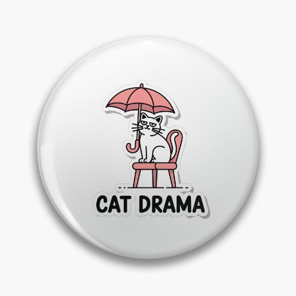 Item preview, Cat Drama Minimalist designed and sold by NiftyWrx.