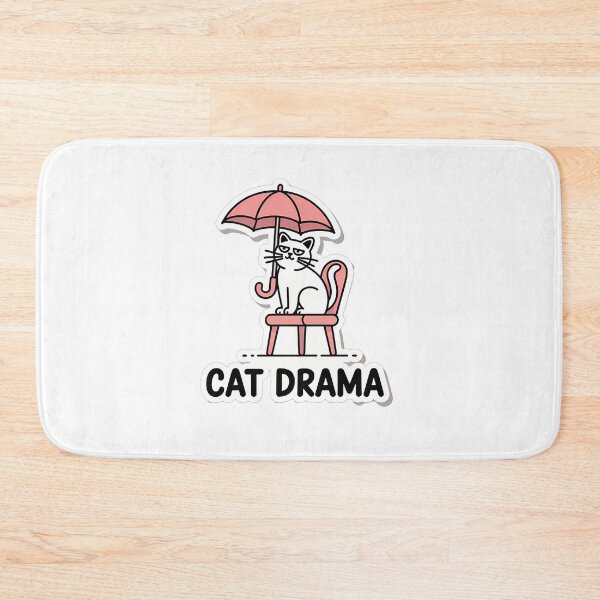 Item preview, Cat Drama Minimalist designed and sold by NiftyWrx.