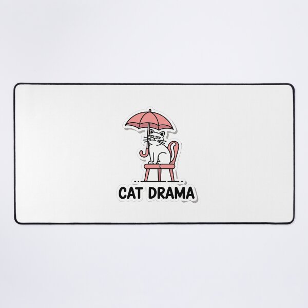 Item preview, Cat Drama Minimalist designed and sold by NiftyWrx.