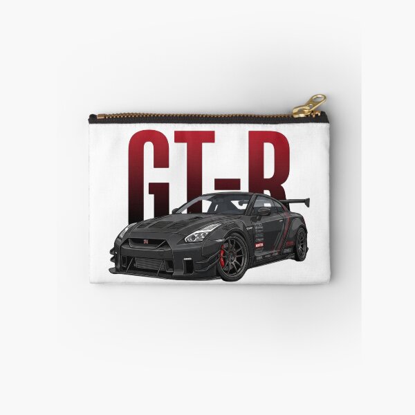 Item preview, Black Nissan GT-R R35 Liberty Walk Widebody Godzilla JDM Vector Art designed and sold by Motorline44.