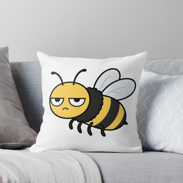 Item preview, Grumpy Bumble Bee Resting Bitch Face Cartoon designed and sold by Bitchy Little Things.