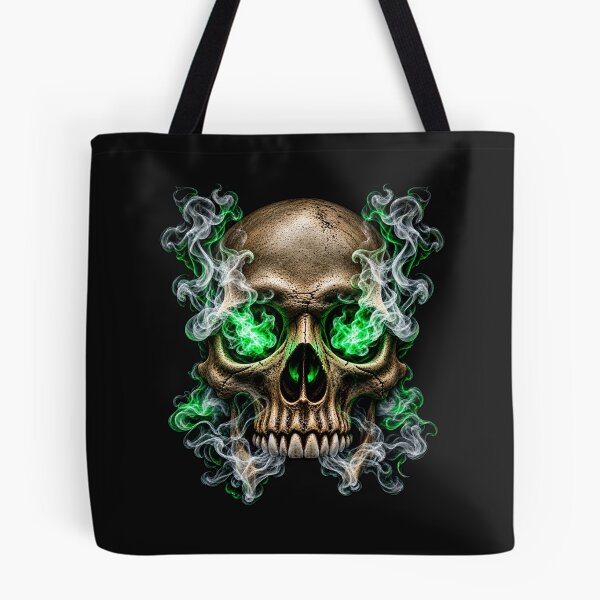 Item preview, Dark Skull Emerald Inferno designed and sold by Just Maria Tees.