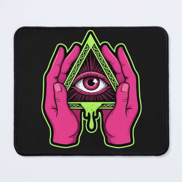 Item preview, Psychedelic Eye Pyramid Design designed and sold by NexxaStoree.