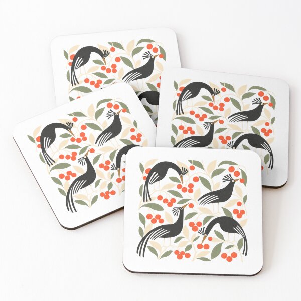 Item preview, Mid Century Birds and Berries designed and sold by zer0o08.