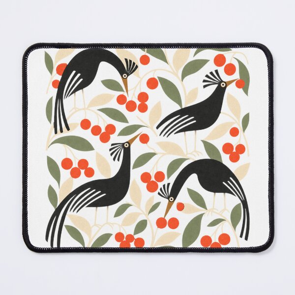 Item preview, Mid Century Birds and Berries designed and sold by zero8.design.