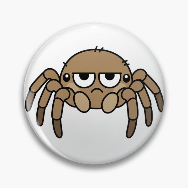 Item preview, Grumpy Tarantula Resting Bitch Face Cartoon designed and sold by Bitchy Little Things.