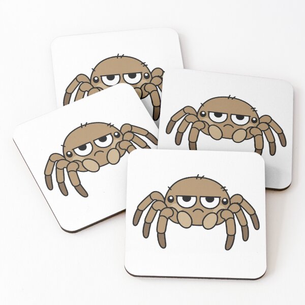 Item preview, Grumpy Tarantula Resting Bitch Face Cartoon designed and sold by Bitchy Little Things.