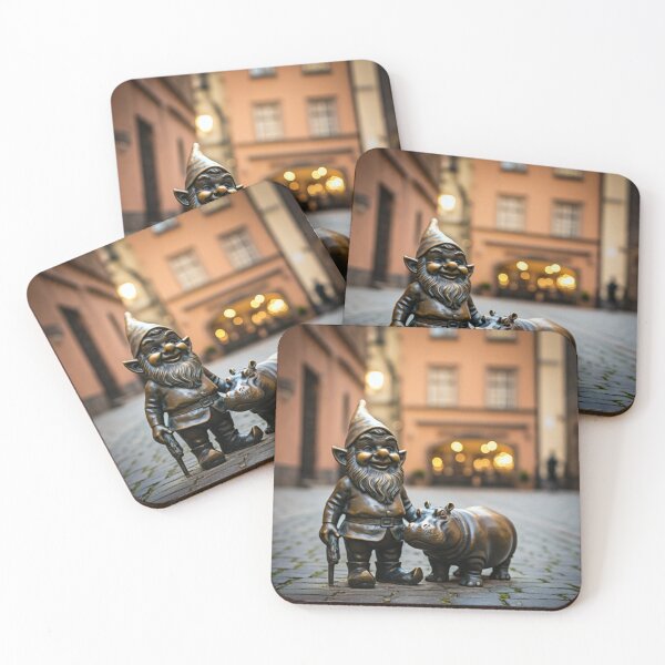 Item preview, Gnome With House Hippo Art Print – House Hippo Gift, Poland Travel Decor designed and sold by Purrfecta.