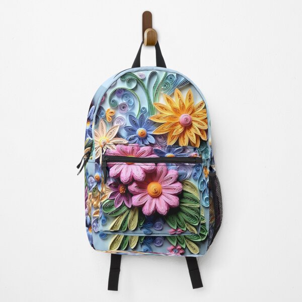 Item preview, 3-D Floral Digital Art In Pink, Yellow, Blue designed and sold by DEC02.