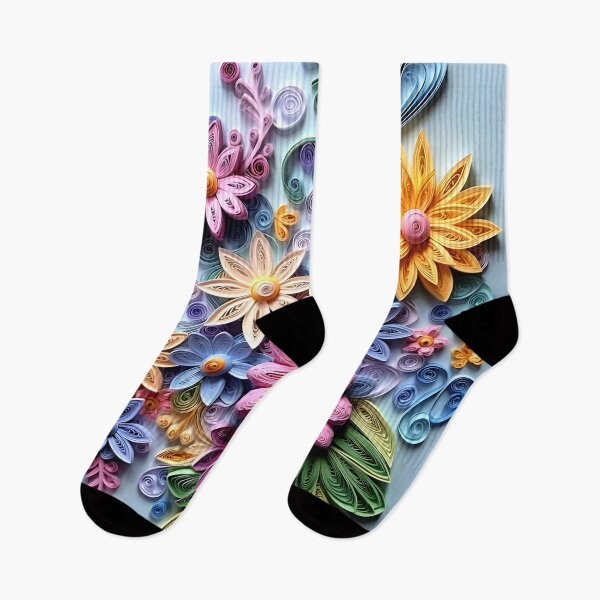 Item preview, 3-D Floral Digital Art In Pink, Yellow, Blue designed and sold by DEC02.