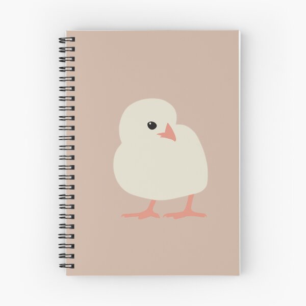 Item preview, Cute Minimalist Chick on Warm Taupe Background designed and sold by Nasdigitalart.