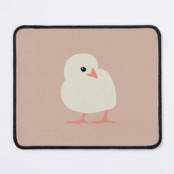 Item preview, Cute Minimalist Chick on Warm Taupe Background designed and sold by Nasdigitalart.
