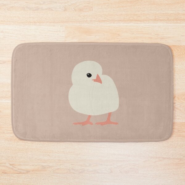 Item preview, Cute Minimalist Chick on Warm Taupe Background designed and sold by Nasdigitalart.