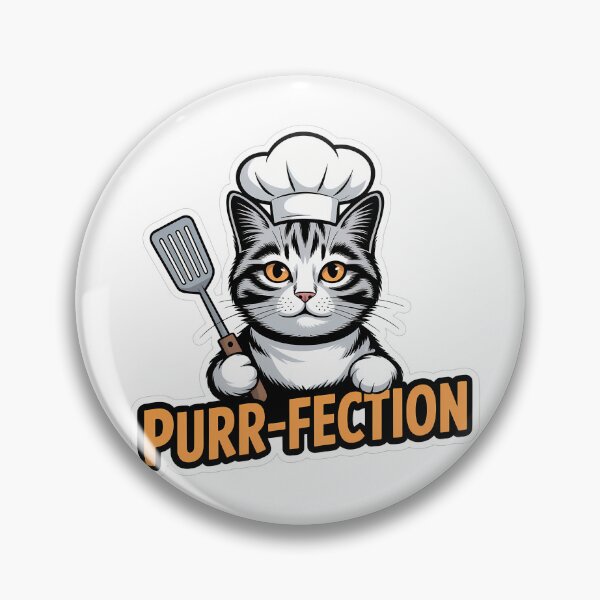 Item preview, Cat Chef in Comic Style designed and sold by NiftyWrx.