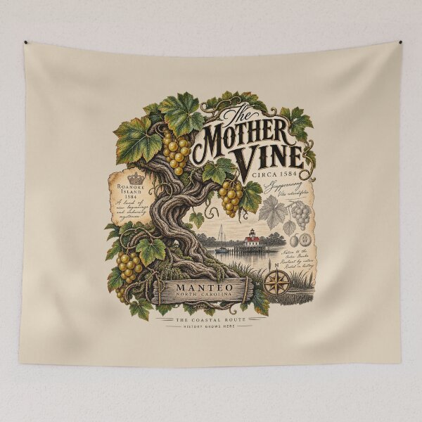 Item preview, The Mother Vine Manteo designed and sold by The Coastal Route.