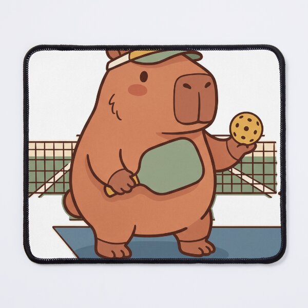 Item preview, Capybara Pickleball Net Cute Kawaii Sport designed and sold by DofinaSur.