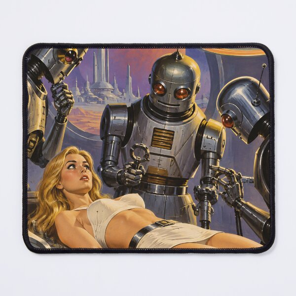 Item preview, 70's Style Science Fiction Art: Biomass Analysis designed and sold by Moviebuff91.