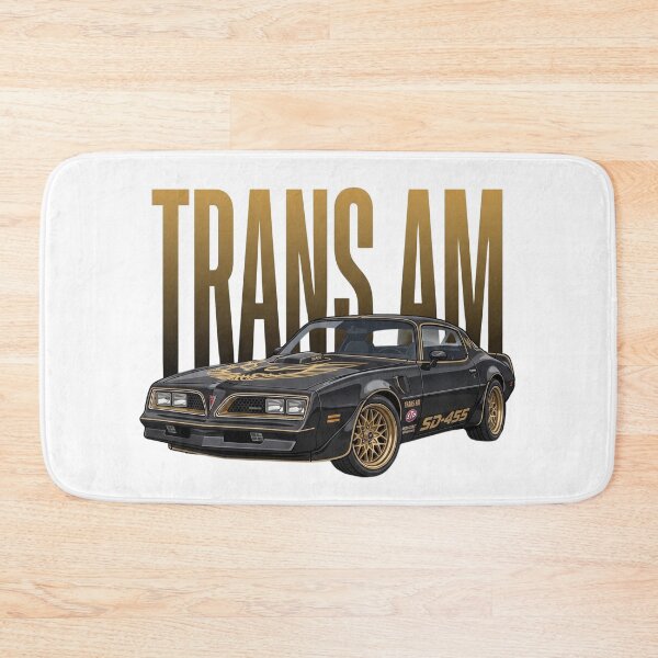 Item preview, Black Gold 1977 Pontiac Firebird Trans Am SD-455 Screaming Chicken Vector Art designed and sold by Motorline44.