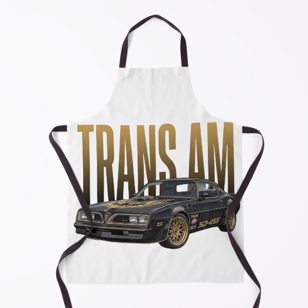Artikelvorschau, Schwarzer Gold 1977 Pontiac Firebird Trans Am SD-455 Screaming Chicken Vektorgrafik entworfen und verkauft von Motorline44.
