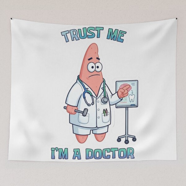 Item preview, Funny Starfish Doctor Trust Me I Am A Doctor designed and sold by Alaric4you.