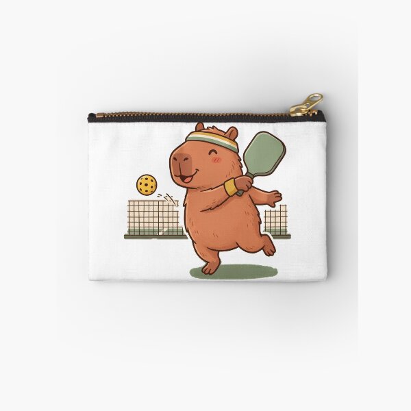 Item preview, Capybara Pickleball Player Cute Kawaii Sport designed and sold by DofinaSur.